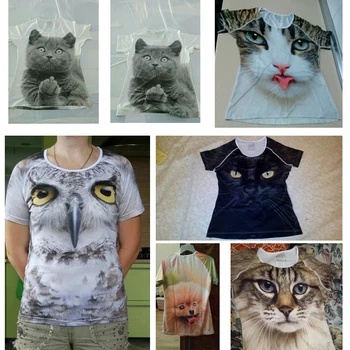 FORUDESIGNS Roztomilý Bengálsko Mačka Ženy, 3D tričká, Letné Krátke Rukávy Crewneck Tshirts Comforthable Položiť Spôsobilosť Topy Vetement Femme