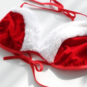 Francúzske Ženy Anime Králik Bunny Vianočné Cosplay Kostýmy Strana Krásne Sexy Bikiny Erotické Spodné Prádlo Babydoll Sexi Santa Šaty