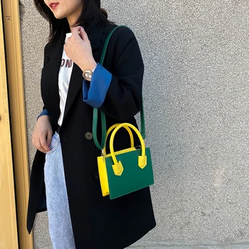 Francúzsky malé skupiny taška žien taška 2020 nové módne kórejská verzia všestranný retro Hong Kong štýl móda jedno rameno, kabelka