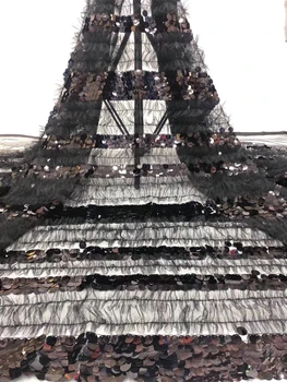 Francúzsky oka sequin čipky textílie najnovšie Afriky čipky textílie 2020 kvalitné vyšívané oka tylu čipky textílie D3795