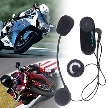 FreedConn TCOM-VB TCOMOS Bezdrôtové Bluetooth Helmy, Slúchadlá Motocykel Intercom Slúchadlá 3 Jazdcov Bezdrôtový Comunicador Plnú Tvár