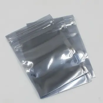 FSYLX 100X 13x9cm Proti Statickej Tienenie Tašky Antistatické ESD Pack Taška Zip Zip Lock Top Nepremokavé Samostatne Tesnenie Package 10x15cm