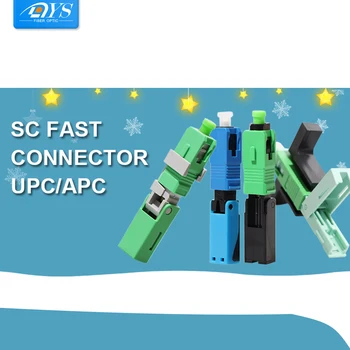 FTTH SC APC Optické vlákno pokryté drôt SC UPC rýchly konektor FTTH (Fiber Optic Rýchly Konektor SC Vložené Konektory
