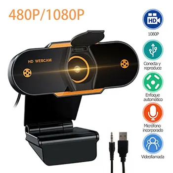 Full 1080P Autofokus, HD Webkamera Webová Kamera Mikrofón, USB, pre PC Desktop, Notebook