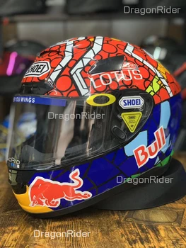 Full Face Motocyklové prilby X12 93 Marquez červená ABS Prilbu prilba Jazdecká Motocross Závodné Motobike Prilba