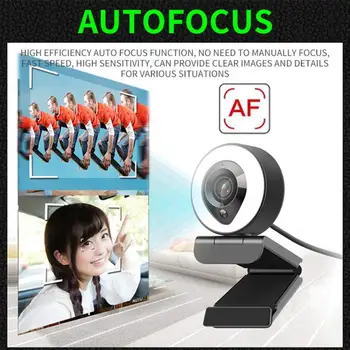 Full HD Video Webcam 1080P HD Kamera USB 2.0 Webcam Počítač Webová Kamera So zabudovaným Mikrofónom