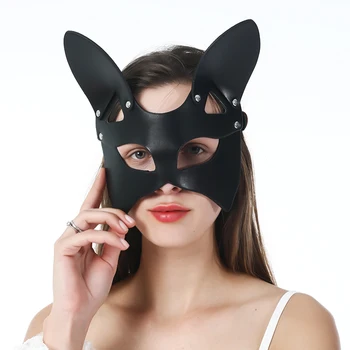 Fullyoung Cosplay Sexy Mačka Maska Ženy, Dievča, Halloween, Karneval, Party Maškaráda Otroctva Masky Pre Dospelých Hrať Špeciálne Mačka Uši Masky