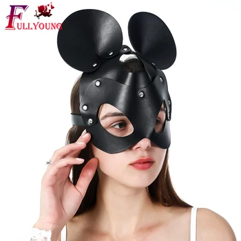 Fullyoung Cosplay Sexy Mačka Maska Ženy, Dievča, Halloween, Karneval, Party Maškaráda Otroctva Masky Pre Dospelých Hrať Špeciálne Mačka Uši Masky