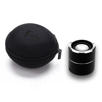 Funelego Bezdrôtové bluetooth reproduktor, kovové hliníkové zliatiny mini prenosné subwoof zvuk s Mic diaľkové selfie MP3 reproduktor