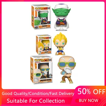 FUNKO POP Amín Dragon Ball Z NYCC Kame Sennin VEGETA PICCOLO Akcie Obrázok Zberateľskú Model Hračky pre Deti Vianočný Darček