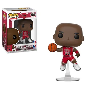 Funko Pop Michael Jordan Akcie Obrázok Super Basketbalová Hviezda 54# Zbierka Model Bábiky Hračky 10 cm Pvc Dary