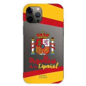 FunnyTech®Iphone 12 prípade Pro Max l štít Španielsko hrdý
