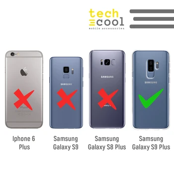 FunnyTech®Silikónové puzdro pre Samsung Galaxy S9 Plus l Frida pozadie farebné znaky vzory ilustrácie 3