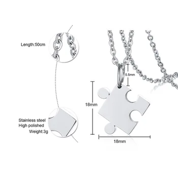 FXM LB33 oceľový náhrdelník hot predávať populárny jednej ženy 18 mm muž, 25 mm srdce tvar stell farba milenca darček ženy šperky