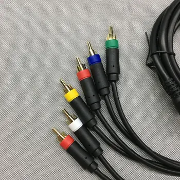 FZQWEG 1PCS 1.8 m Komponentného AV Video-Audio Kábel pre SEGA Saturn AV RCA Kábel pre SS(pozrite prehľad)