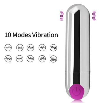 G-Spot Mini Vibrátor Penis Vibrátor pre Ženy 10 Rýchlosť Stimuláciu Vagíny Mačička Sex Krúžok Vibrátory pre Človeka Masturbator Erotické Hračky