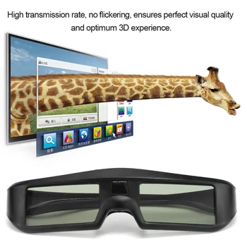 G06-BT 3D Active Shutter Okuliare Virtuálnej Reality Okuliare, Bluetooth Signál pre 3D HDTV