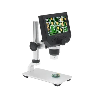 G600 600 X LCD Displej Elektronický Mikroskop Zoom 3.6 MP Prenosné LED Digitálne Video Mikroskop S Hliníkovej Zliatiny Stentu