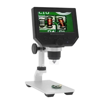 G600 600 X LCD Displej Elektronický Mikroskop Zoom 3.6 MP Prenosné LED Digitálne Video Mikroskop S Hliníkovej Zliatiny Stentu