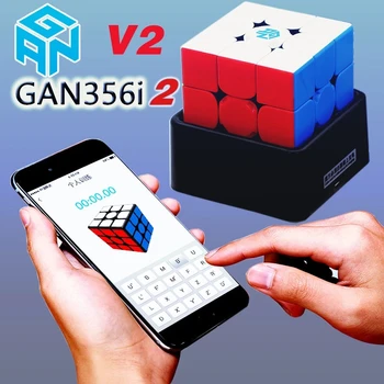 GAN 356i V2 Magnetické Magic Cube Rýchlosť Kocka Stanice App Riadenie 356 i2 Magnet Puzzle Kocky Súťaže Cubo Magico 3x3 Twist Hračka