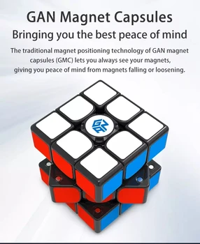 GAN 356i V2 Magnetické Magic Cube Rýchlosť Kocka Stanice App Riadenie 356 i2 Magnet Puzzle Kocky Súťaže Cubo Magico 3x3 Twist Hračka