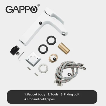 Gappo Kúpeľňa Povodí Batérie, Chróm Batérie, Umývadlo Ťuknite Na Položku Vodopád Palube Mount Teplej Studenej Vody Mixér Torneira Para Banheiro G1007-78