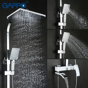 GAPPO kúpeľňa so sprchou kohútik nastaviť bronz vaňou, zmiešavacie batérie, ťuknite na položku vodopád steny sprchové hlavice sprcha chrome Sprcha ťuknite na položku GA2407-8