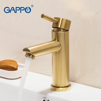 GAPPO povodí Kohútik zlatým kúpeľňa kohútik mixéra z nerezovej ocele vodopád, vysoký kohútik kúpeľňa batérie, umývadlo mixér torneira