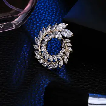 Garland Luxusné Brošne Kolíky Á Jasné, Rakúsko Crystal Trendy Kolíky Pre Ženy Najlepšie Darčeky & Broches De Kamienkami Luxo
