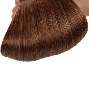 Gazfairy Rovno Loop Mikro Ring Vlasy Micro Perličiek Odkazy predlžovanie Vlasov Remy Ľudské Vlasy 16