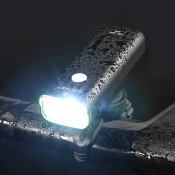 Gdcron Bicykli Svetlometu flahlight bicykel Predné lampy svetlom Baterky 400 600 800Lumen LED USB rechargable