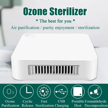 Generátor ozónu Deodorizer Prenosné Čistička Vzduchu USB Nabíjateľné Ozónu Sterilizátor Stroj Vzduchu Dezinfekciu Stroj O3 Maker