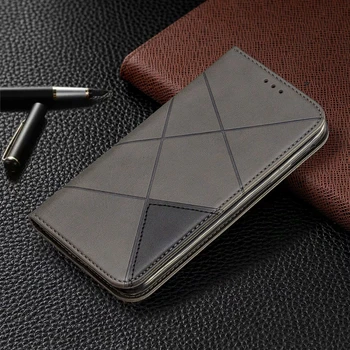 Geometrické Kože Flip puzdro Pre iphone 12 11 Pro Max XS XR 7 8 Plus 6 6S Kryt Pre iphone 12 Prípadoch Peňaženky Business PU Telefón Tašky