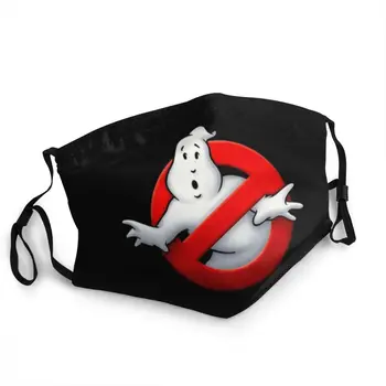 Ghostbusters Logo Opakovane Masku Na Tvár Unisex Anti Haze Prachotesný Ochranný Kryt Respirátor Úst-Utlmiť