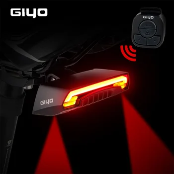 GIYO Batériu Bicyklov Svetla USB Nabíjateľné Montáž Bicyklov na Čítanie Vzadu zadné Svetlo Led smerovku Cyklistické Svetlo na Bicykel Svietidla