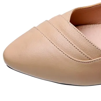 GKTINOO 2020 Originálne Kožené Ploché Topánky Žena Mokasíny Cowhide Flexibilné Jar Ležérne Topánky Ženy Bytov Ženy Pracovné Topánky Veľká Veľkosť
