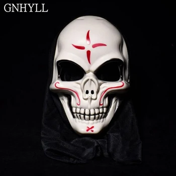GNHYLL Halloween Strašidelné Masky Lebky Ghost Desivý Výkrik, celotvárové Masky Maškaráda Party Šaty Dospelých, Kostým Party Cosplay Festival