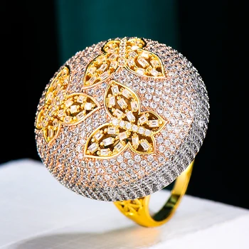 GODKI VEĽKÝ Módne Luxusné Motýle ODVÁŽNE tvrdenie Prstene pre Ženy, Svadobné Zapojenie Svadobné Šperky Bageta Zirkón CZ Krúžky