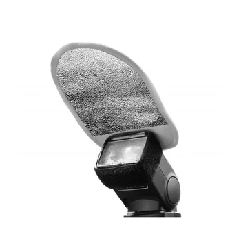 Godox MRF-01 Mini Biely Difuzér Podiel Reflektor pre Canon, Nikon Yongnuo Speedlite Shoe Mount Flash