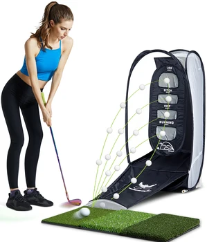 Golf Chipping Biť Tréner praxe Netto Prenosné Sui Určené Násobne Položený Vnútorné A Vonkajšie Sú k Dispozícii
