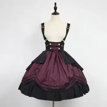 Gothic Lolita Šaty Plus Veľkosť 5XL Ženy Móda Vintage Classic Cosplay Kostým