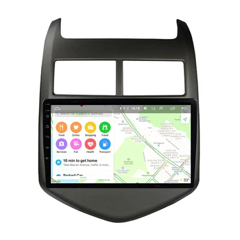 GPS Multimediálny Prehrávač Navigáciu Stereo Auto DVD Prehrávač Pre 2010-2013 Chevy Chevrolet AVEO 9