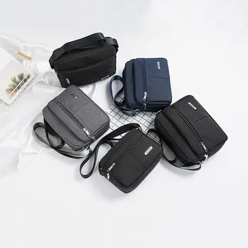 GREATOP Módne Pevné Plátno program Messenger Tašky Pracky Bežné Prenosná Taška cez Rameno Multi-pocket Mens Crossbags Y0031