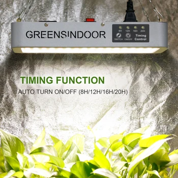 Greensindoor Led Rásť Svetlo 3500K 3000W celé Spektrum Phyto Lampa S Časovač Phytolamp Pre Rastliny Slnečného svetla Led Rásť Stan Box Izba
