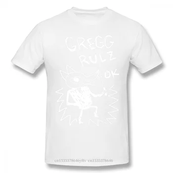 Gregg Rulz Ok Čierna Noc V Lese Possum Pramene Hra Homme Čistej Bavlny Príliš Krátky Rukáv T-shirt