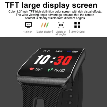 GT98 Smart Hodinky Bluetooth 4.0, Krvný Tlak, tep Srdca Náramok Nepremokavé Športové Hodinky Muži Ženy TFT Smartwatch TF1 Upgrade