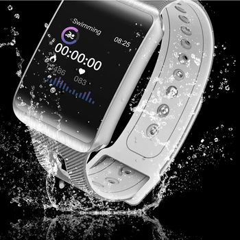 GT98 Smart Hodinky Bluetooth 4.0, Krvný Tlak, tep Srdca Náramok Nepremokavé Športové Hodinky Muži Ženy TFT Smartwatch TF1 Upgrade