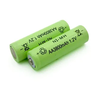 GTF 1.2 V Ni-NH-AA nabíjateľné 3800mAh 2A neutrálne AA nabíjateľné batérie, LED Blesk Phonetorch