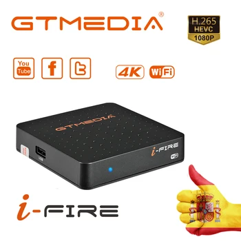 GTmedia IFIRE TV Box 4K h.265 HDR STB BOX Ultra HD WIFI m3u engima2 Youtube Set top Boxu, Prehrávača Médií Internet Podporu M3U Španielsko