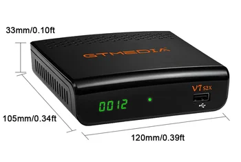 GTMEDIA V7S2X HD 1080P DVB-S/S2/S2X AVS + VCM/ACM/multi-stream/T2MI apoyo BISS de rollo de actualización de V7S 5 unids/lote
